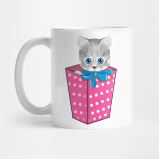 kitten as a gift Mug